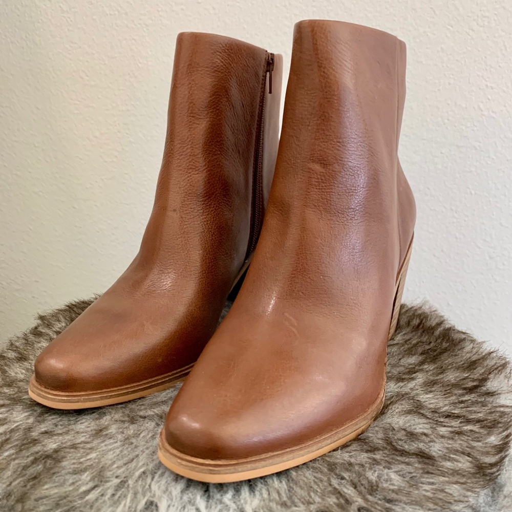 Lucky Brand Leather Ankle Boots